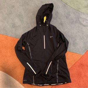 Nike running fleece lined jacket size M